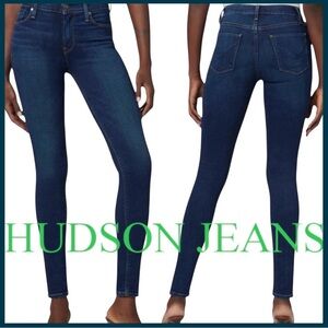 Hudson Nico Mid-Rise Super Skinny Jeans (28x28)